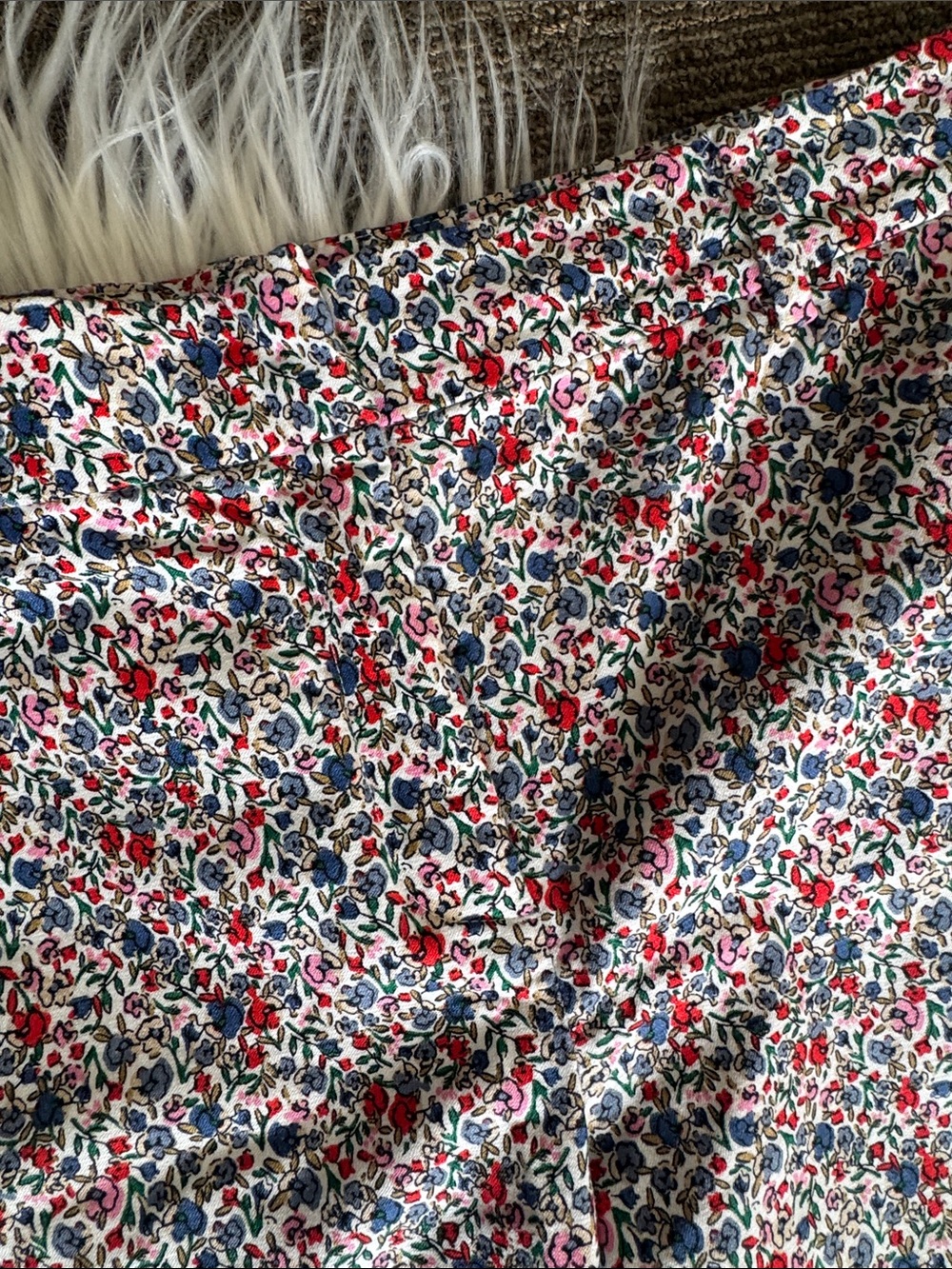 LOFT White Floral the Riviera slim Pants - Picture 4 of 6